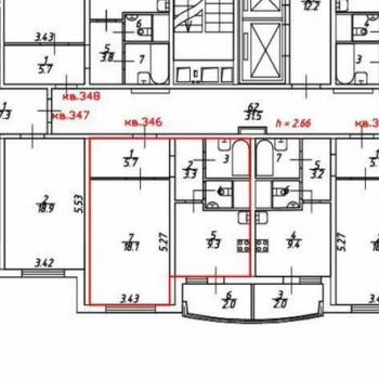 Продается 1-комнатная квартира, 41 м²