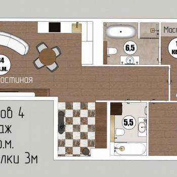 Продается 3-х комнатная квартира, 85 м²