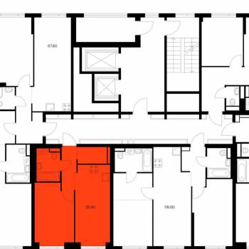 Продается 1-комнатная квартира, 35,5 м²