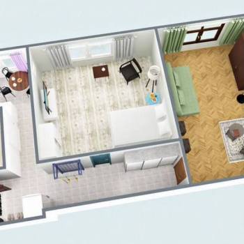 Сдается 2-х комнатная квартира, 58,4 м²