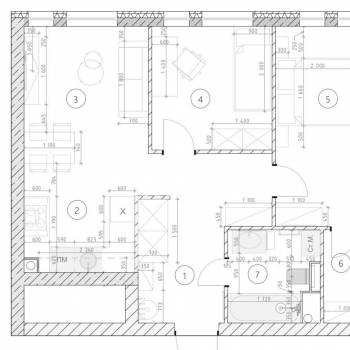 Продается 2-х комнатная квартира, 57 м²