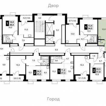 Продается 1-комнатная квартира, 30,7 м²