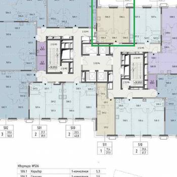 Продается 1-комнатная квартира, 38,8 м²
