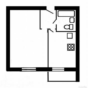 Сдается 1-комнатная квартира, 35,1 м²