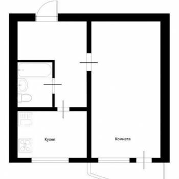 Продается 1-комнатная квартира, 39 м²