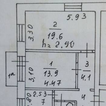 Продается 2-х комнатная квартира, 60 м²