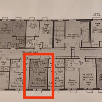 Продается 1-комнатная квартира, 22 м²