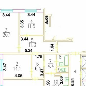 Продается Многокомнатная квартира, 101 м²