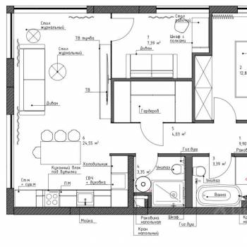 Сдается Многокомнатная квартира, 70 м²