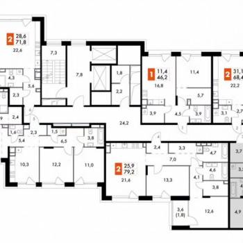 Продается 3-х комнатная квартира, 68,4 м²