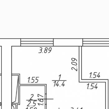 Сдается 1-комнатная квартира, 17,5 м²
