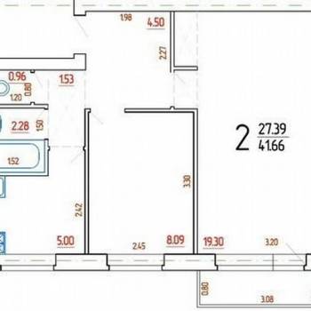 Продается 2-х комнатная квартира, 40,4 м²