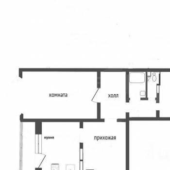 Продается 2-х комнатная квартира, 73,2 м²