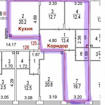 Продается 3-х комнатная квартира, 85,5 м²
