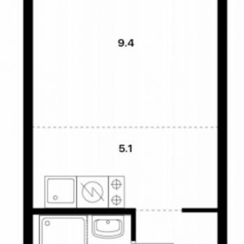 Сдается 1-комнатная квартира, 20 м²
