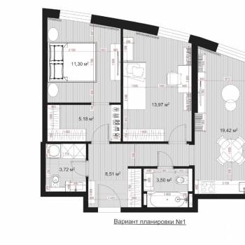 Продается 3-х комнатная квартира, 68 м²