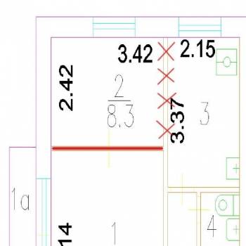 Продается 2-х комнатная квартира, 36,3 м²