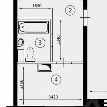 Продается 1-комнатная квартира, 38,3 м²