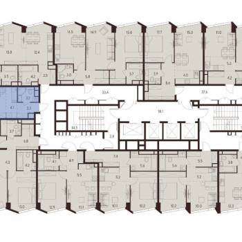 Продается 1-комнатная квартира, 26,6 м²