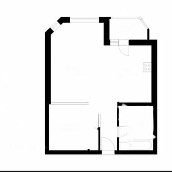 Продается 1-комнатная квартира, 52,2 м²