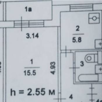 Продается 1-комнатная квартира, 29,3 м²