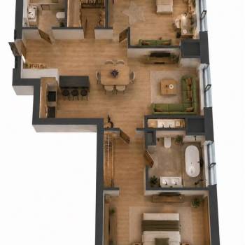 Продается 2-х комнатная квартира, 78 м²