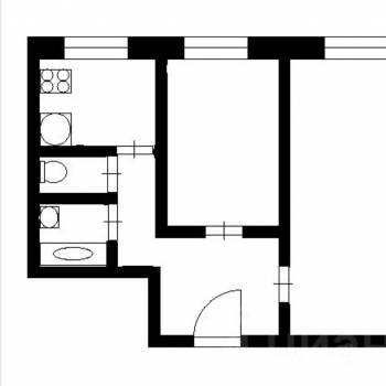 Продается 2-х комнатная квартира, 44,4 м²