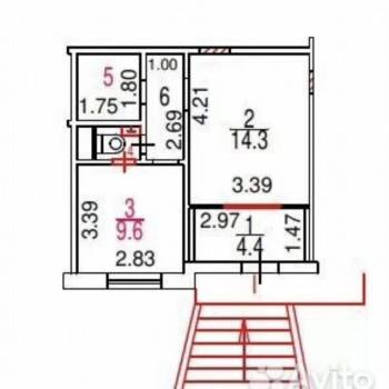Сдается Нежилое помещение, 34,8 м²
