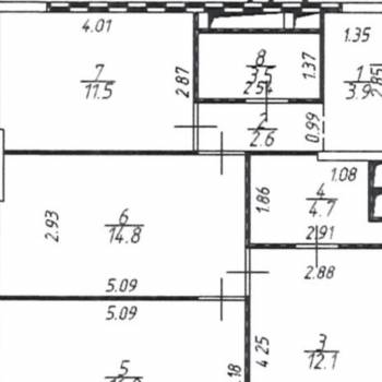 Продается 3-х комнатная квартира, 69,1 м²