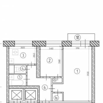 Сдается 2-х комнатная квартира, 44,6 м²
