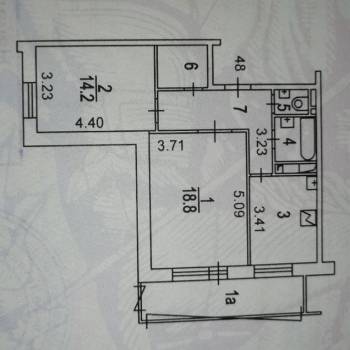 Продается 2-х комнатная квартира, 57,7 м²
