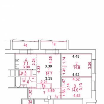 Продается 3-х комнатная квартира, 65,5 м²
