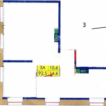 Продается 3-х комнатная квартира, 92,5 м²