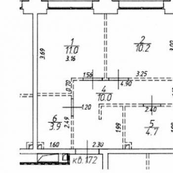 Продается 3-х комнатная квартира, 60 м²