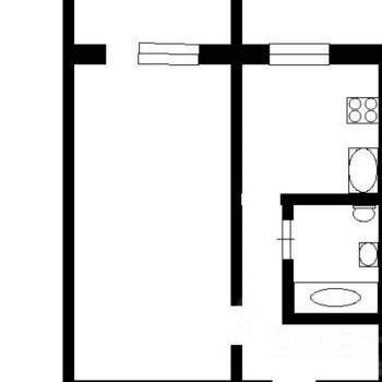 Продается 1-комнатная квартира, 33,4 м²
