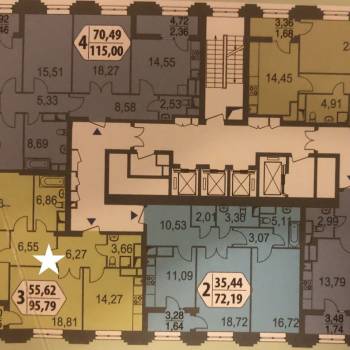 Продается 3-х комнатная квартира, 96 м²
