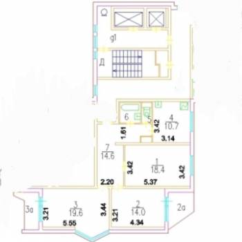 Сдается Многокомнатная квартира, 84 м²