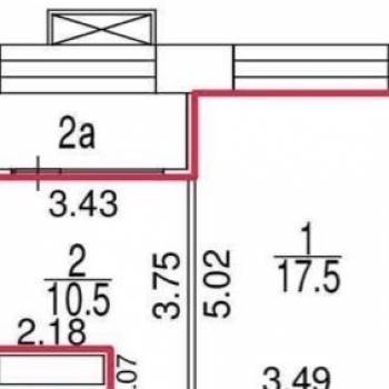 Продается 1-комнатная квартира, 45 м²