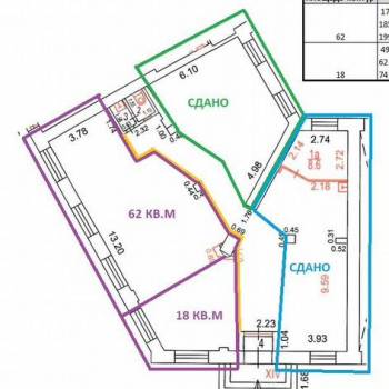 Сдается Нежилое помещение, 62 м²