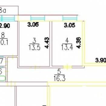 Продается Многокомнатная квартира, 93 м²