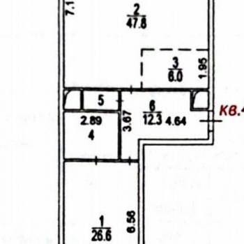 Продается 2-х комнатная квартира, 104,2 м²