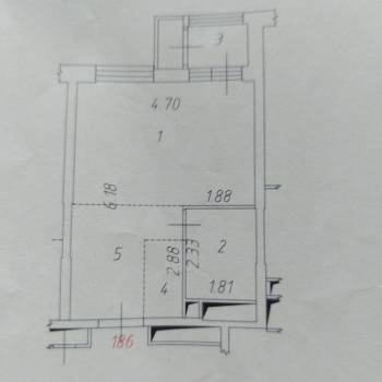 Продается 1-комнатная квартира, 28,8 м²
