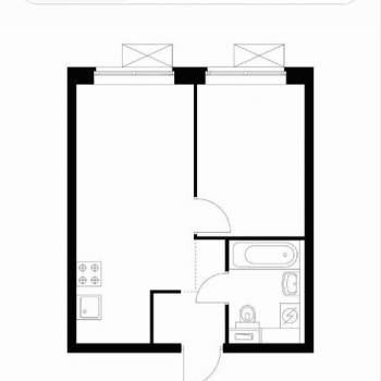 Сдается 1-комнатная квартира, 32 м²