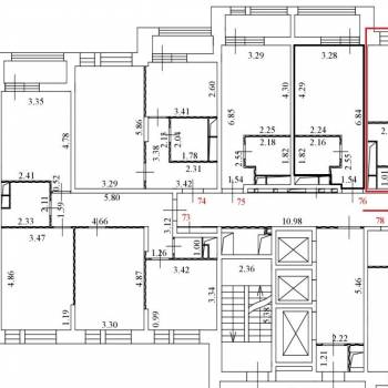 Продается 1-комнатная квартира, 44,4 м²