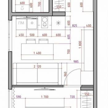 Сдается 1-комнатная квартира, 30 м²