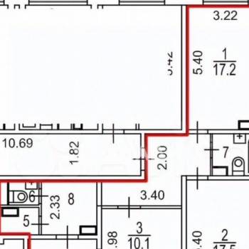 Продается 3-х комнатная квартира, 74,9 м²