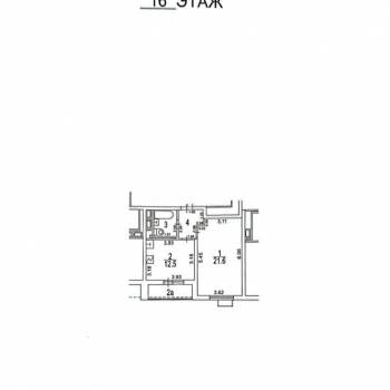 Продается 1-комнатная квартира, 43,8 м²