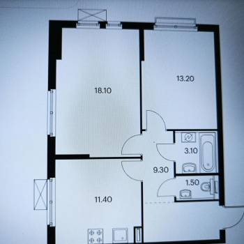 Сдается 2-х комнатная квартира, 57 м²
