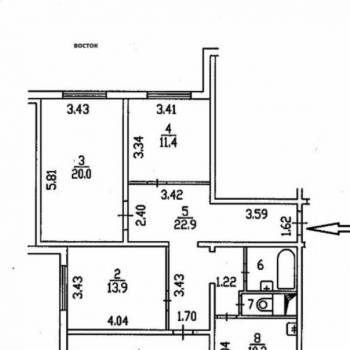 Продается Многокомнатная квартира, 101 м²
