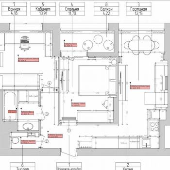 Продается 3-х комнатная квартира, 59 м²